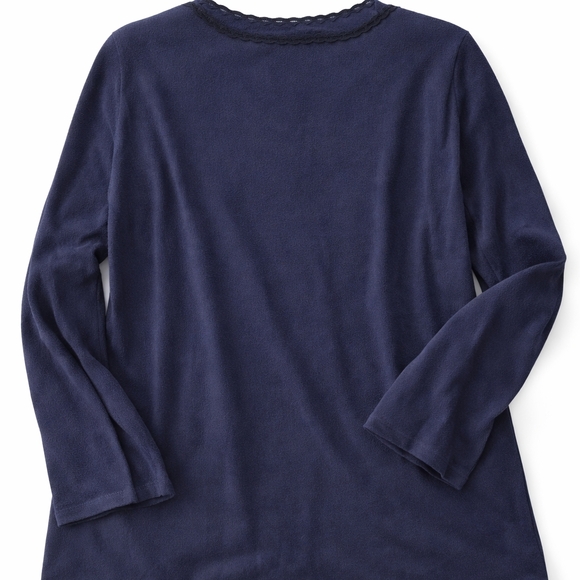 Feb - Nine West Navy Cardigan with Black Embroidery - Picture 2 of 3